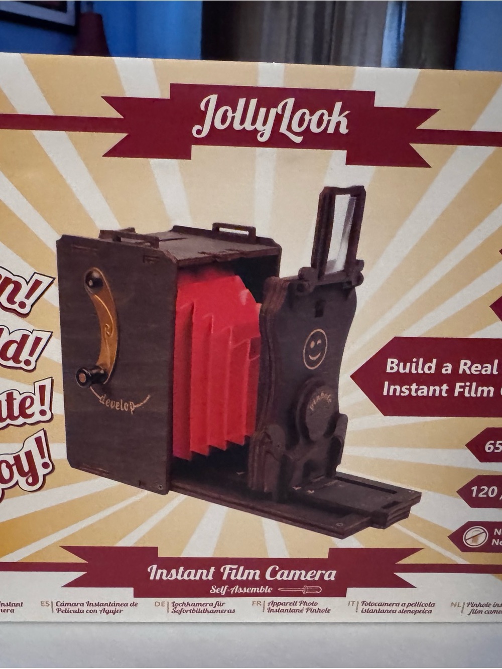Jolly Look- Instant Film Camera - Self-Assemble